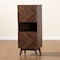 Baxton Studio Hartman Mid-Century Walnut Brown Finished Wood Storage Cabinet 193-11717-ZORO - alternate 10